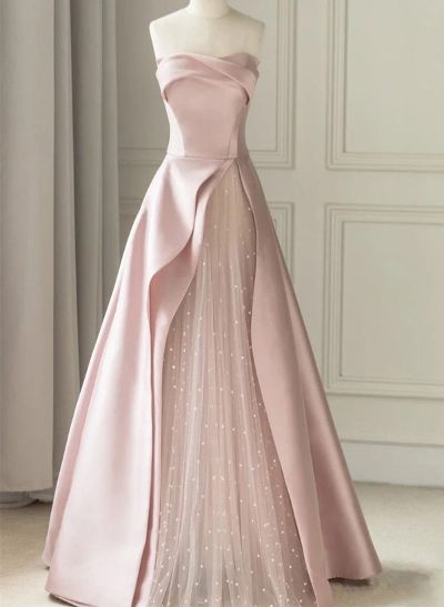 Custom silk evening gown tailoring